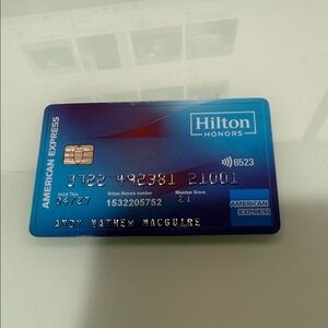 American Express Hilton Credit card Expirwd